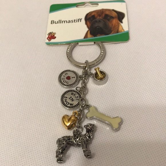Dog charm keychain you pick design new - Picture 7 of 8